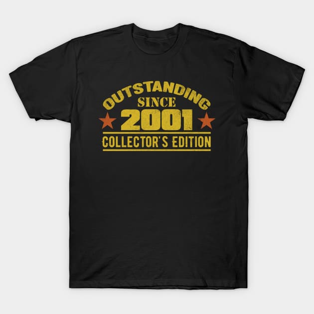 Outstanding Since 2001 T-Shirt by HB Shirts